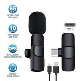 K8 Wireless Microphone with Converters – Universal Plug & Play Mic for Android, iPhone & Camera (Noise Reduction)