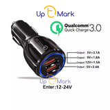Quick Charge 3.0 Car Charger – High-Speed Universal Phone Charger
