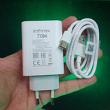Infinix 70W Fast Charging Adapter – Rapid & Safe Charging