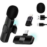 K8 Wireless Microphone with Converters – Universal Plug & Play Mic for Android, iPhone & Camera (Noise Reduction)
