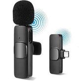 K8 Wireless Microphone with Converters – Universal Plug & Play Mic for Android, iPhone & Camera (Noise Reduction)