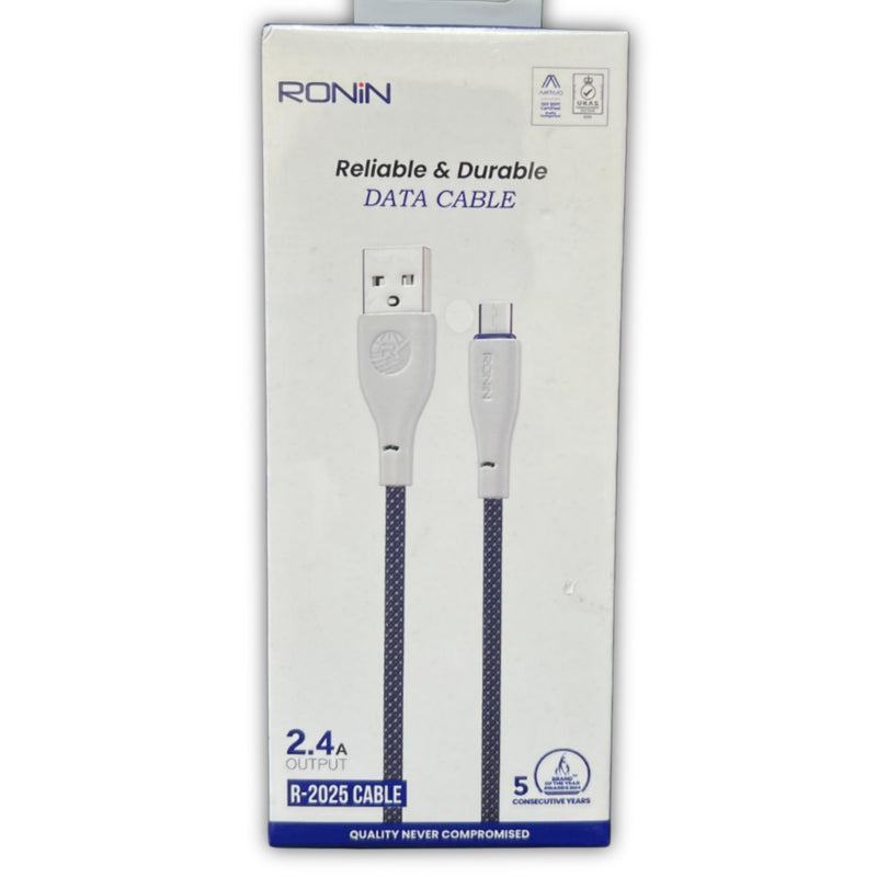 Ronin Fast Charging Micro USB Data Cable – Durable & High-Speed