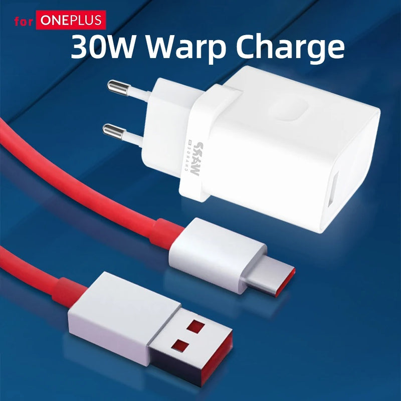 Original OnePlus Warp Charge 30W Adapter – Super Fast Charger