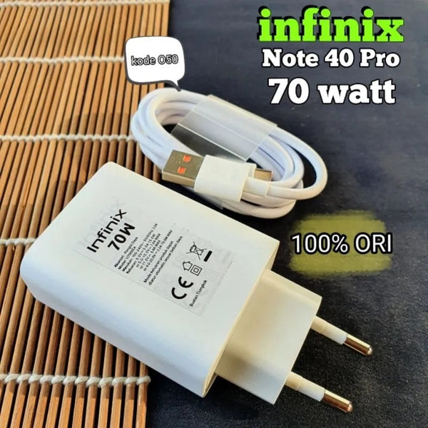 Infinix 70W Fast Charging Adapter – Rapid & Safe Charging