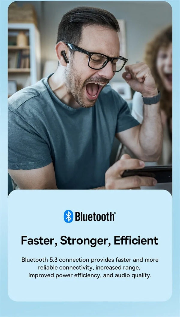 Baseus TWS Earphones – Smart Touch Control, Noise Reduction Mic & Long Battery