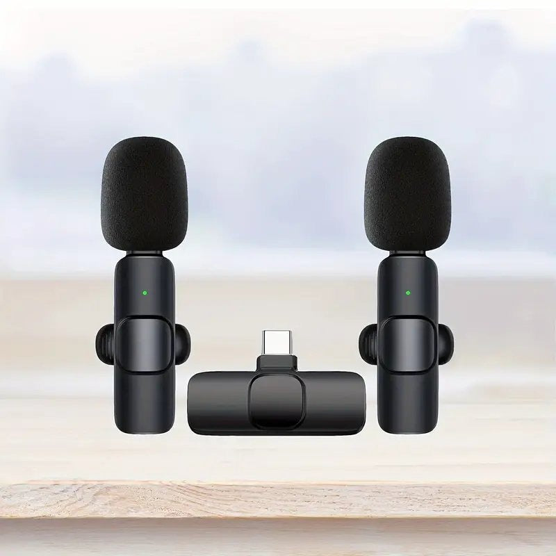 K9 Wireless Microphone for iPhone & Android – Noise Reduction Mic for Vlogging, Interviews & TikTok