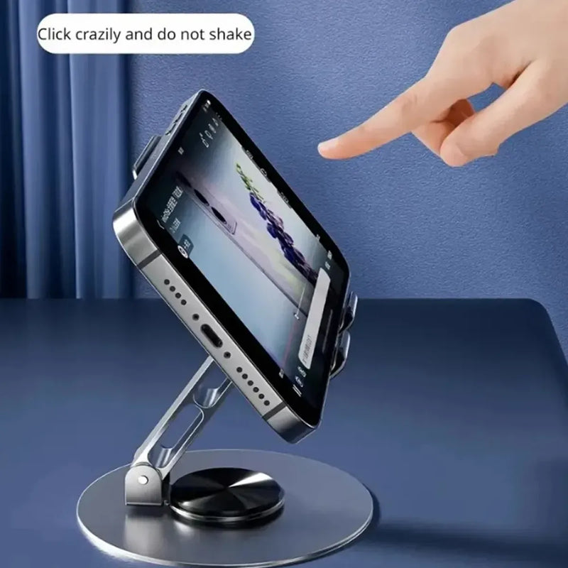 Metal Desktop Mobile Stand – Strong, Sleek & Stable Phone Holder