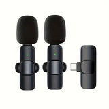 K9 Wireless Microphone for iPhone & Android – Noise Reduction Mic for Vlogging, Interviews & TikTok