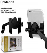 C2 Motorcycle Mobile Phone Holder – Universal Bike Mount Stand