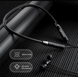 Lenovo Wireless Neckband – Magnetic Sports Earphones with Deep Bass & Long Battery Backup