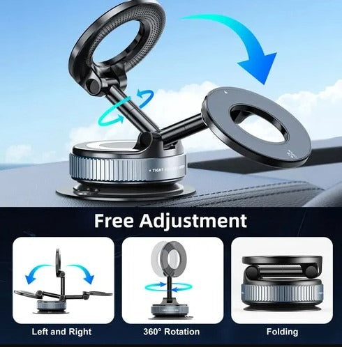 K007 Car Phone Holder – Foldable, Universal Fit for All Smartphones