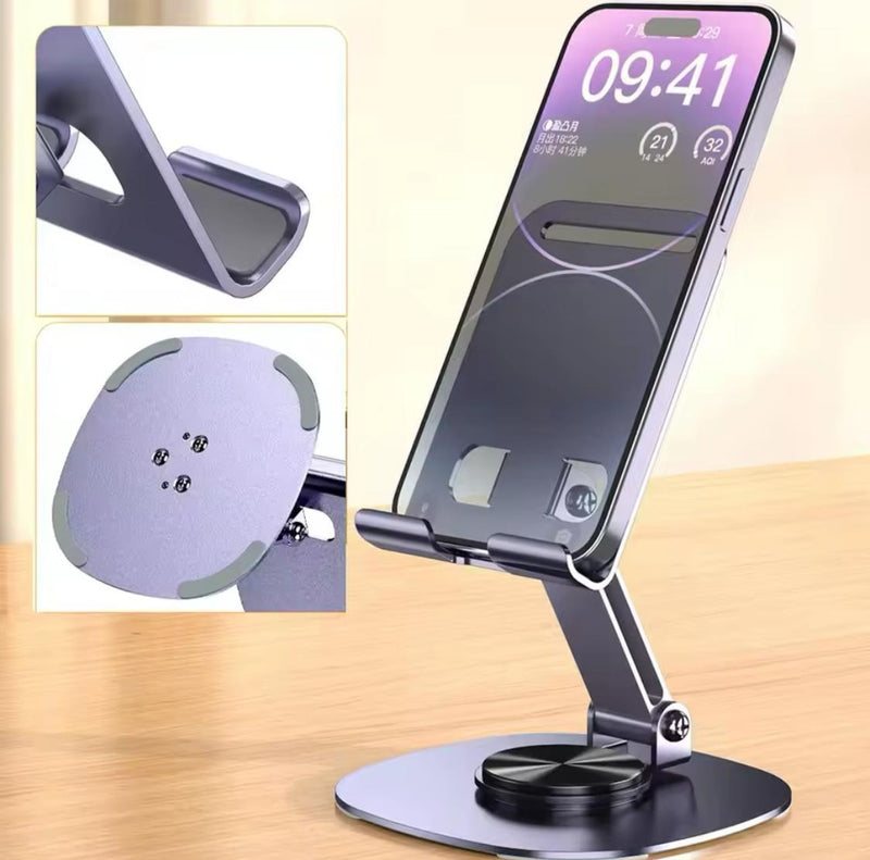 Metal Desktop Mobile Stand – Strong, Sleek & Stable Phone Holder