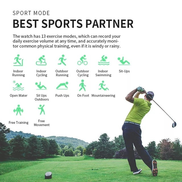 7-Strap Smart Watch – Bluetooth Calling, Fitness Tracker, Multiple Strap Combo