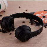 P47 Wireless Bluetooth Headphones – Stereo Sound, Foldable Headset with Mic